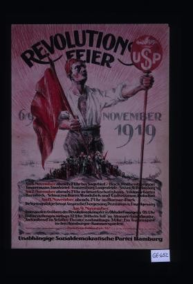 Revolutions Feier, 6/9 November 1919