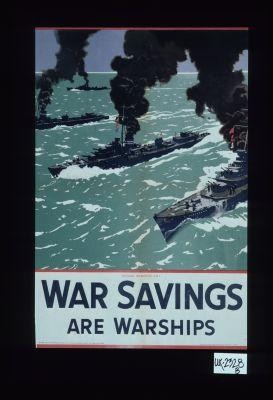 War savings are warships