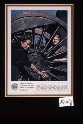 Nenhum servico e pesado de mais para as mulheres britanicas