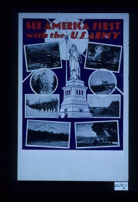 See America first with the U.S. Army