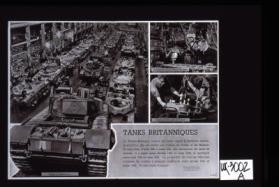 Tanks Britanniques. La Grande-Bretagne inventa las tanks durant la derniere guerre