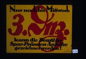 Nur noch bis Mittwoch kann die deutsche Spar-Pramien-Anleihe gezeichnet werden!