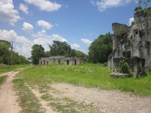 San Juan Koop ruins of hacienda panorama