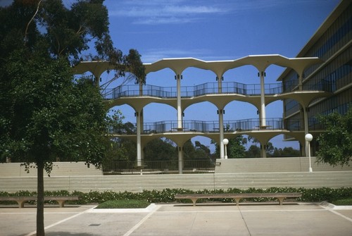 Pedestrian bridge, Revelle College, UC San Diego