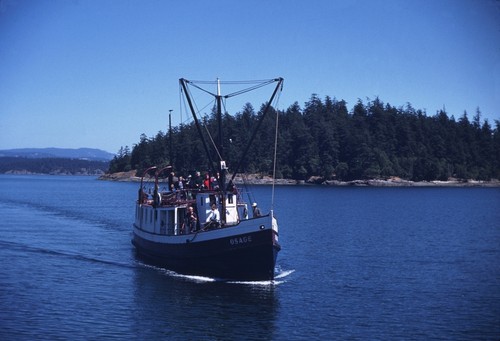 Mail Boat and Brown Island, The "Osage"