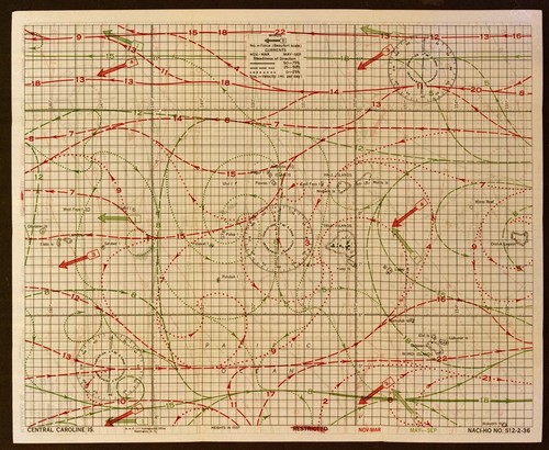 Cloth survival chart for Central Caroline Island and Marianas Island