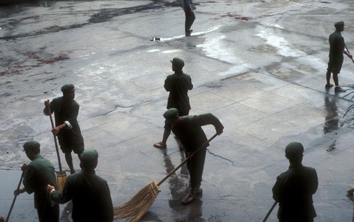 Maintenance Workers at Canton Trade Fair