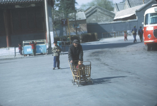 Grandfather on Child Care Duty