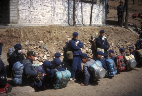 Workers on Excursion to Great Wall