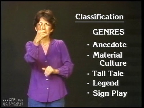 1984 "Deaf Folklore" American Culture: The Deaf Perspective, Ep. 2/4