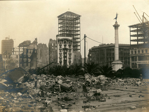 Union Square, San Francisco Earthquake and Fire, 1906 [photograph]