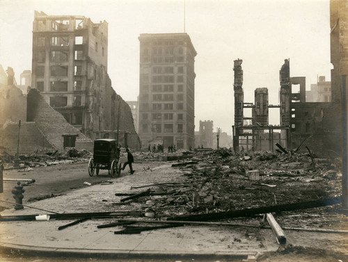 Marion, Shreve and R.G. Davis Buildings, San Francisco Earthquake and Fire, 1906 [photograph]