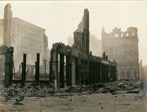 Sansome and Sutter Streets, San Francisco Earthquake and Fire, 1906 [photograph]