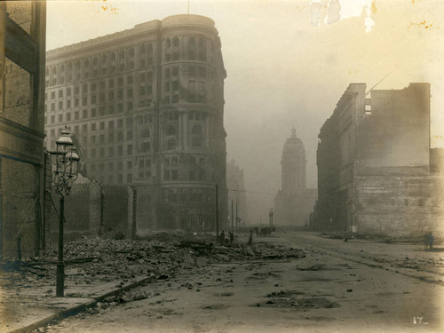 James Flood Building and Market Street, San Francisco Earthquake and Fire, 1906 [photograph]