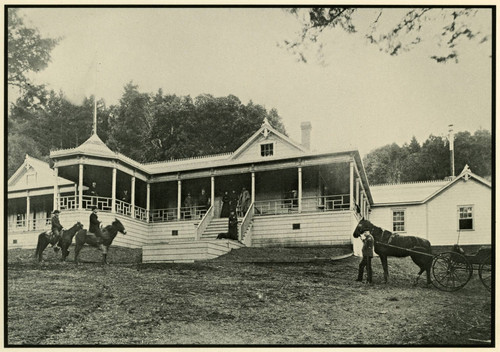 The Club House of the Country Club at Bear Valley, Marin County, California, circa 1893 [postcard]