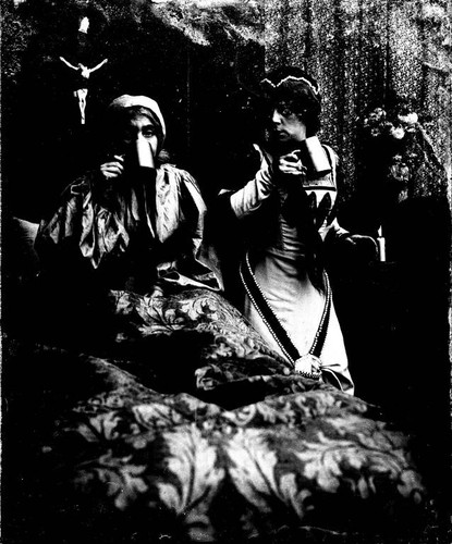 Beatriz Michelena as Marguerite, with an unidentified actor, in the California Motion Picture Corporation production of Faust, San Rafael, 1916 [photograph]