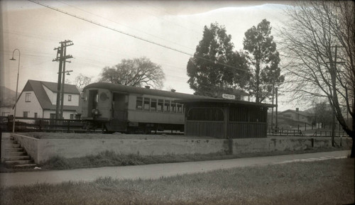 Northwestern Pacific Railroad, Pastori depot, Fairfax, Marin County, circa 1935 [photograph]