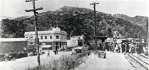 Downtown Fairfax, Marin County, California, circa 1925 [photograph]