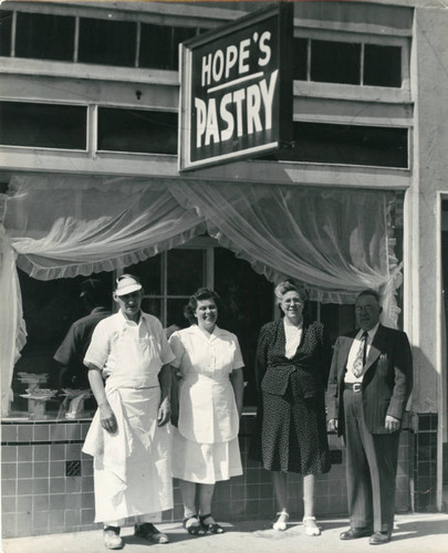 Hope's Pastry at 71 Broadway Boulevard, Fairfax, Marin County, California, circa 1955 [photograph]