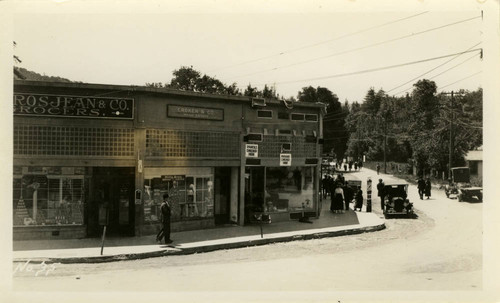 Crocker Building, Main Street (Broadway) Fairfax, Marin County, California, circa 1922 [photograph]