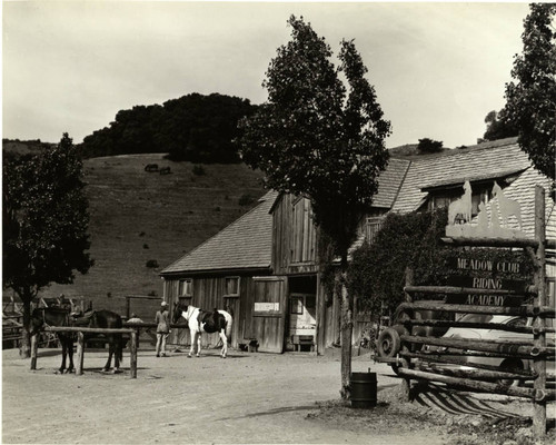 Meadow Club Riding Academy Stables, Fairfax, Marin County, California, circa 1950 [photograph]