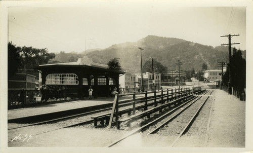 Northwestern Pacific Railroad, Fairfax depot, Marin County, California, circa 1923 [photograph]