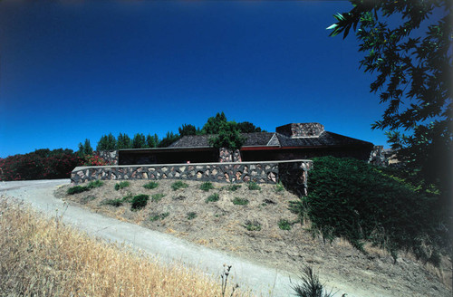 The Berger residence in San Anselmo, viewed from the southwest [photograph]