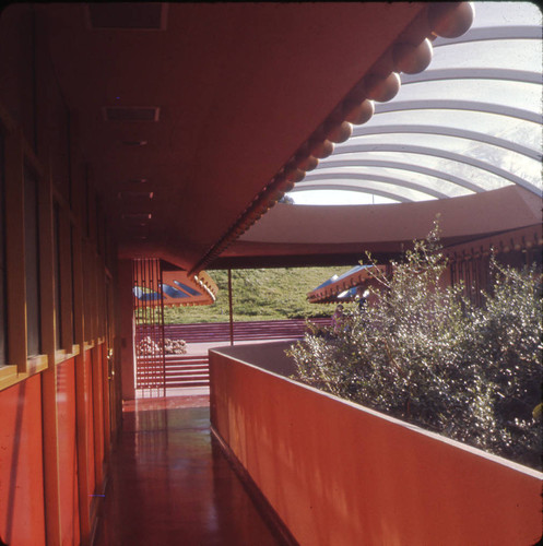 Interior of the 3th floor of the Marin County Civic Center, March 1968 [photograph]