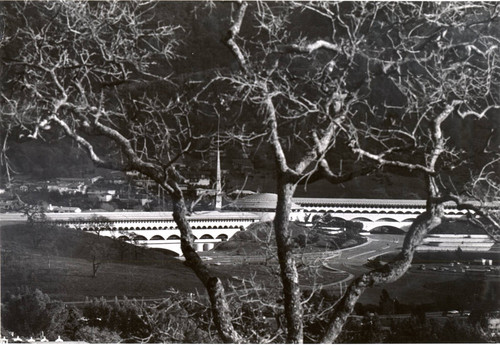 Marin County Civic Center, designed by Frank Lloyd Wright, San Rafael, California, 1971 [photograph]