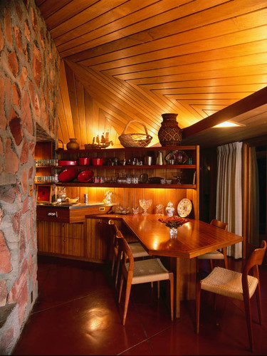 The dining area of the Berger residence in San Anselmo [photograph]