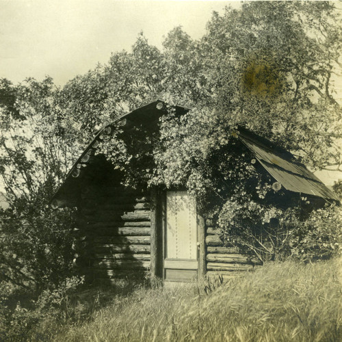 Cabin at Camp Ho Ho, Larkspur, circa 1890 [photograph]