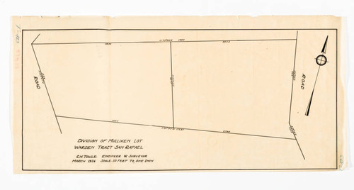 Division of Mullikan lot, Warden tract