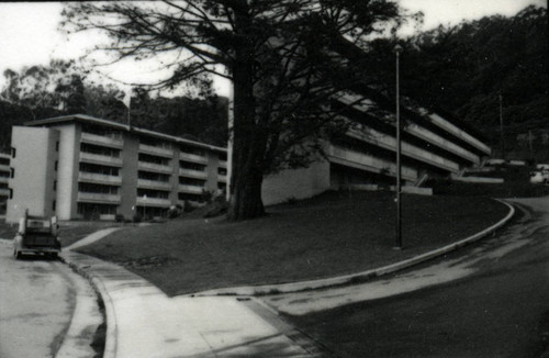 Public housing, developed by the Marin County Housing Authority and designed by Aaron G. Green, FAIA in association with John Carl Warneke, AIA, Marin City, California, circa 1963 [photograph]