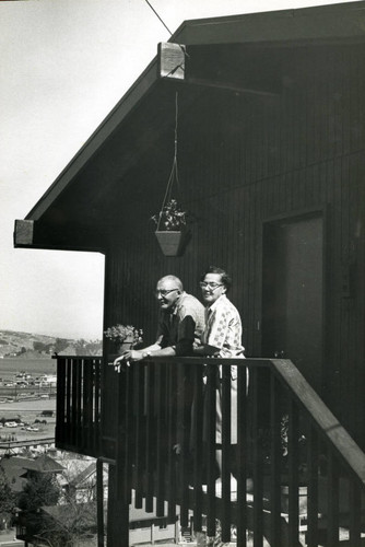 Long-time Marin City resident and community leader Jesse Berry with his wife Flossie, circa 1963 [photograph]