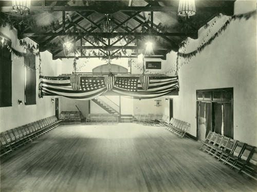 Social Hall, San Quentin Prison, Marin County, California, circa 1919 [photograph]