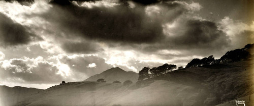 Mt. Tamalpais with rolling hills in foreground, Marin County, California, circa 1920 [photograph]