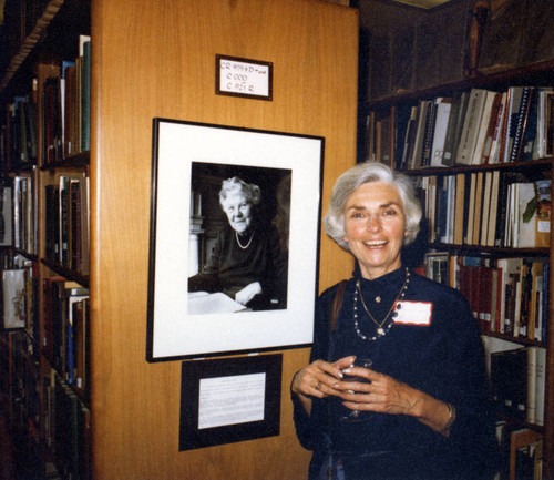 Marty Kent, at the dedication of the Anne T. Kent California Room, June 22, 1982 [photograph]