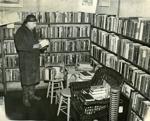 A.C. Pfefferkorn, the owner of the buliding which housed the Bolinas Branch of the Marin County Free Library, 1952 [photograph]