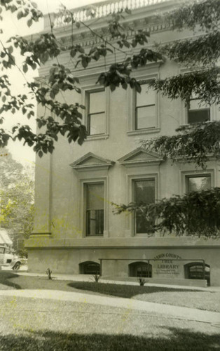 Headquarters of the Marin County Free Library, in the basement level of the County Courthouse, downtown San Rafael, California circa 1940 [photograph]