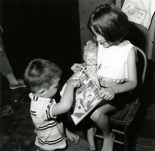 Children at the Fairfax Branch of the Marin County Free Library, August 21, 1964 [photograph]