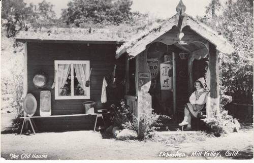 Home of Valborg "Mama" Gravander and her husband, Axel, Mill Valley, circa 1953 [postcard]