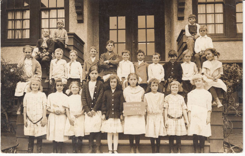 Tamalpais Park School students, 1912 [postcard]