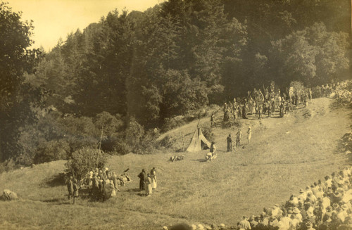 The 1921 Mountain Play, Tamalpa, written by Dan Totheroh and performed on Mount Tamalpais [photograph]