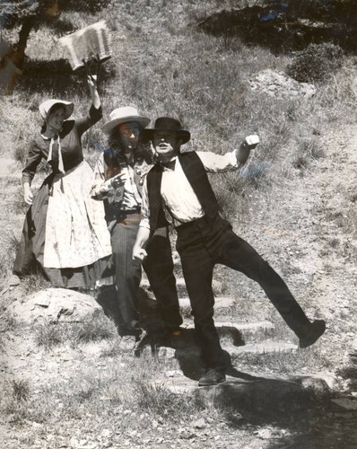 A scene from the 1972 production of Dan Totheroh's Rough an' Ready, performed on Mount Tamalpais [photograph]