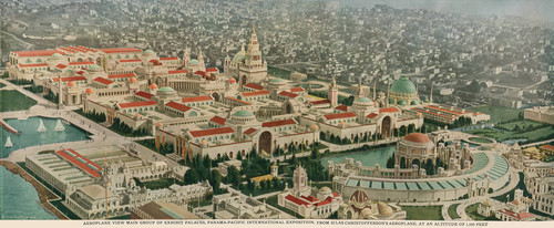 Aerial view of the 1915 Panama-Pacific International Exposition [photograph]