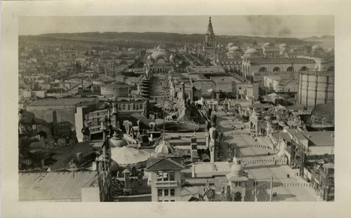 View from the Aeroscope, 1915 Panama-Pacific International Exposition [photograph]