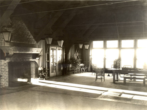 Interior view of the Tavern atop Mount Tamalpais, Marin County, California, circa 1930 [photograph]