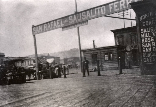 The San Francisco departure point for ferries bound for Marin County, California, circa 1895 [photograph]