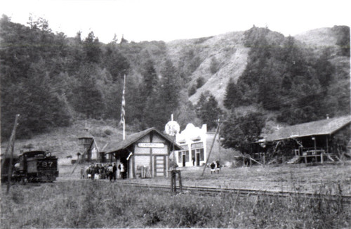 Lagunitas Station in rural San Geronimo Valley, Marin County, California, circa 1912 [photograph]