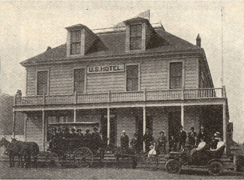 The U.S. Hotel, Tomales, California, circa 1909 [photograph]